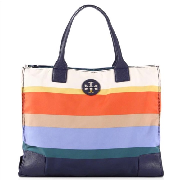 tory burch rainbow tote